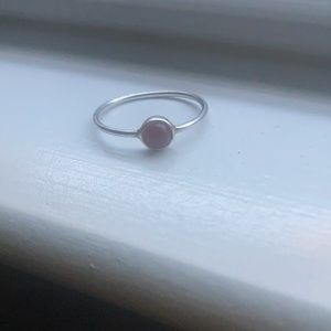 Silver Carnelian ring
